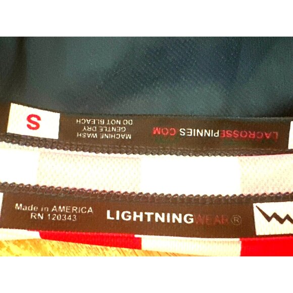 CCC Patriotic USA Flag Reversible Dont Kill My Vibe Lightweight Sleeveless Jerse - Picture 7 of 7